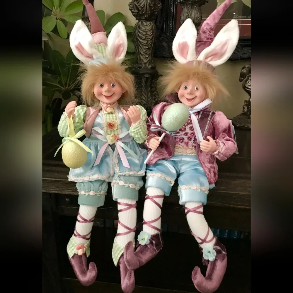 Cynthia Rowley Easter Fairy Pixie Elf Whimsical Shelf Sitter Doll Poseable New